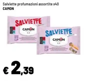 Salviette profumazioni assortite CAMON