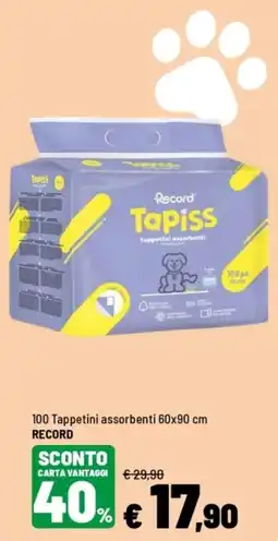 Iper La Grande Tappetini assorbenti Record offerta