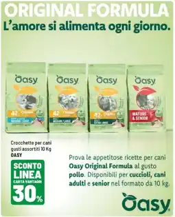 Iper La Grande Crocchette per cani gusti assortiti Oasy offerta