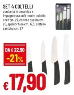 Famila Set 4 coltelli offerta