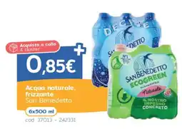 C+C Italmarket Acqua naturale, frizzante San Benedetto offerta