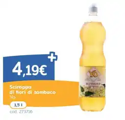 C+C Italmarket Sciroppo di fiori di sambuco Yo offerta