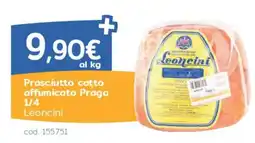 C+C Italmarket Prosciutto cotto affumicato Praga 1/4 Leoncini offerta