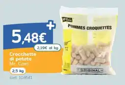 C+C Italmarket Crocchette di patate Mc Cain offerta