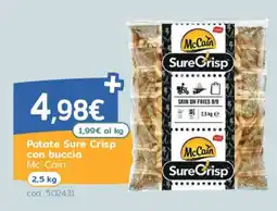 C+C Italmarket Patate Sure Crisp con buccia Mc Cain offerta