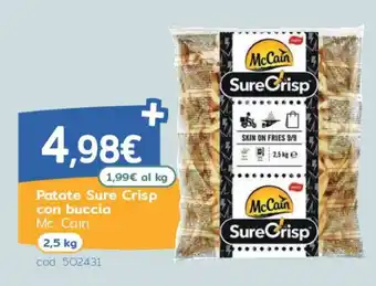 Patate Sure Crisp con buccia Mc Cain