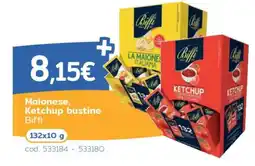 C+C Italmarket Maionese, Ketchup bustine Biffi offerta
