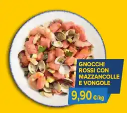 Sapore di Mare Gnocchi rossi con mazzancolle e vongole offerta