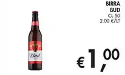 Maxi Coal Birra Bud offerta