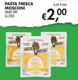 Maxi Coal Pasta fresca Mosconi offerta
