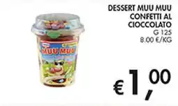 Maxi Coal Dessert Muu Muu confetti al cioccolato offerta