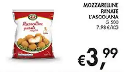 Maxi Coal Mozzarelle panate l'ascolana offerta