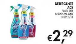 Maxi Coal Detergente Ace offerta