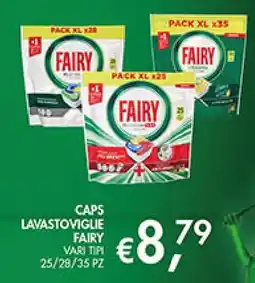 Maxi Coal Caps lavastoviglie Fairy offerta