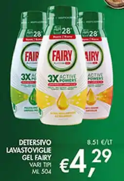Maxi Coal Detersivo lavastoviglie gel fairy offerta