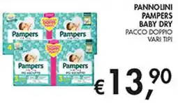 Maxi Coal Pannolini Pampers Baby Dry offerta