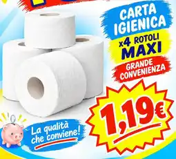 Magazzini del Risparmio Carta igienica offerta