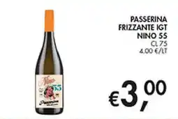 Maxi Coal Passerina frizzante IGT Nino 55 offerta