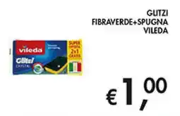 Maxi Coal Gutzi fibra verde + spugna vileda offerta