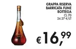 Maxi Coal Grappa riserva barricata fume bottega offerta