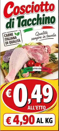 Maxi Coal Cosciotto di Tacchino offerta