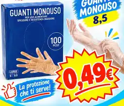 Magazzini del Risparmio Guanti monouso offerta