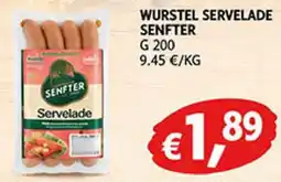 Maxi Coal Senfter wurstel servelade offerta
