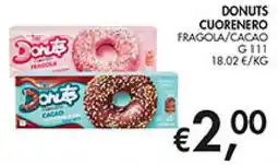 Maxi Coal Donuts cuorenero fragola/cacao offerta