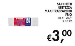 Maxi Coal Sacchetti nettezza maxi trasparenti frio offerta