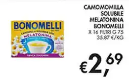 Maxi Coal Camomilla solubile melatonina Bonomelli offerta