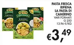 Maxi Coal Pasta fresca ripiena la pasta di camerino offerta