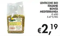 Maxi Coal Lenticchie bio italiane bontà mediterranea offerta