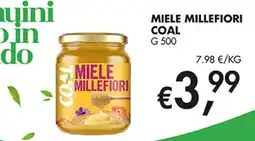 Maxi Coal Miele Millefiori Coal offerta