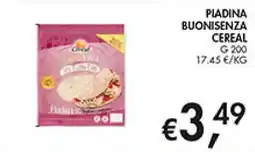 Maxi Coal Piadina Buonisenza Cereal offerta