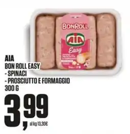 Coop Master Alleanza 3.0 AIA Bon Roll Easy Spinaci Prosciutto e Formaggio offerta