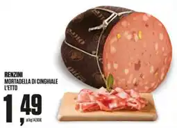 Coop Master Alleanza 3.0 Renzini Mortadella di Cinghiale offerta