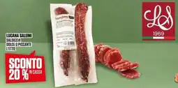 Coop Master Alleanza 3.0 Lucana Salumi Salsiccia offerta