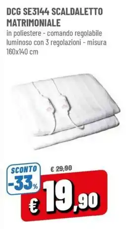 Famila DCG SE3144 Scaldaletto Matrimoniale offerta