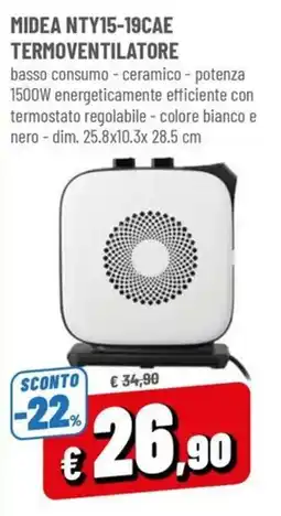 Famila Midea termoventilatore offerta