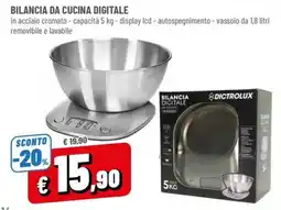 Famila Bilancia da cucina digitale Dictrolux offerta
