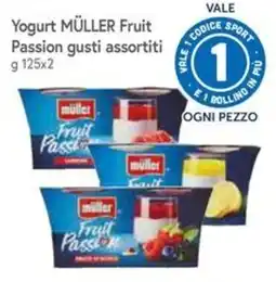 Famila Superstore Yogurt MÜLLER Fruit Passion gusti assortiti offerta