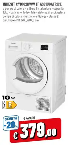 Famila Indesit asciugatrice offerta