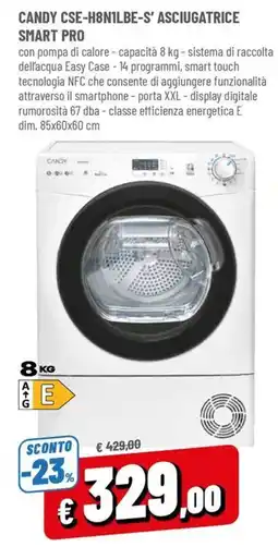 Famila Candy asciugatrice smart pro offerta