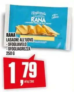 Coop Master Alleanza 3.0 Rana lasagne all'uovo offerta