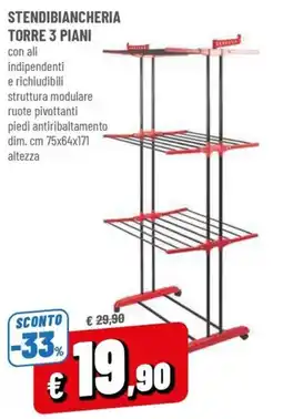 Famila Stendibiancheria Torre 3 Piani offerta