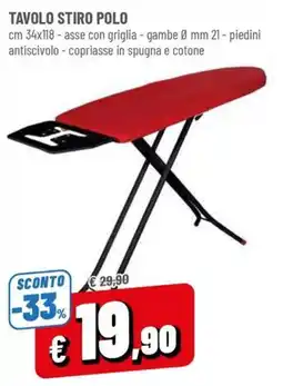 Famila Tavolo stiro polo offerta