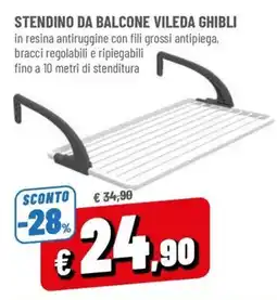 Famila Stendino da balcone Vileda Ghibli offerta