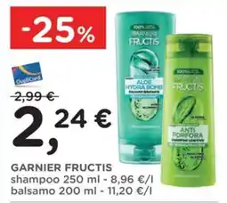 Poli Garnier Fructis shampoo balsamo offerta