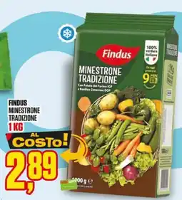 Coop Master Alleanza 3.0 Findus Minestrone Tradizione offerta