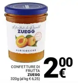 Supermercati Gulliver Confettura di frutta Zuegg offerta